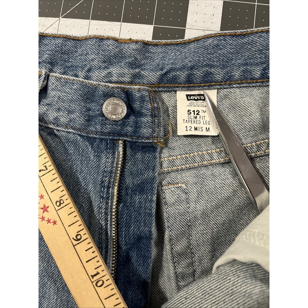 Levi's 512 Slim Fit Tapered Leg Jeans - Light Blue Denim